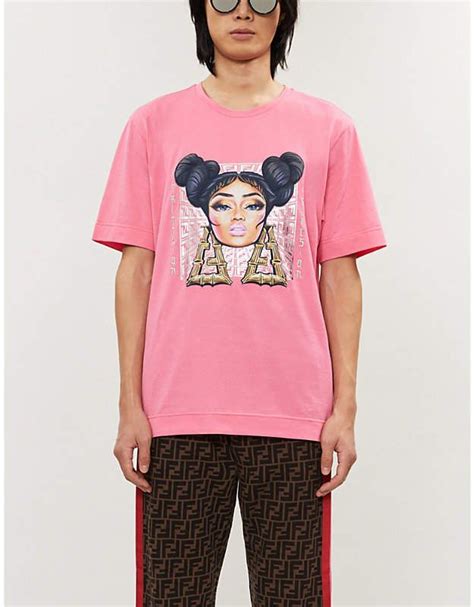 fendi t shirt nicki minaj|fendi and nicki minaj collaboration.